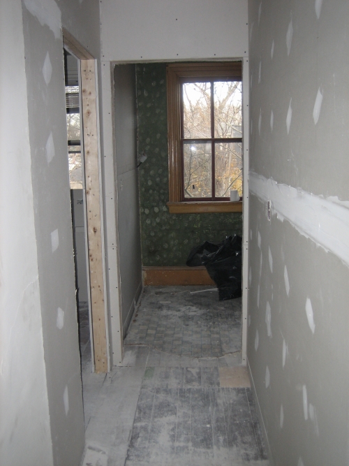 Hallway, looking toward the Back Door
